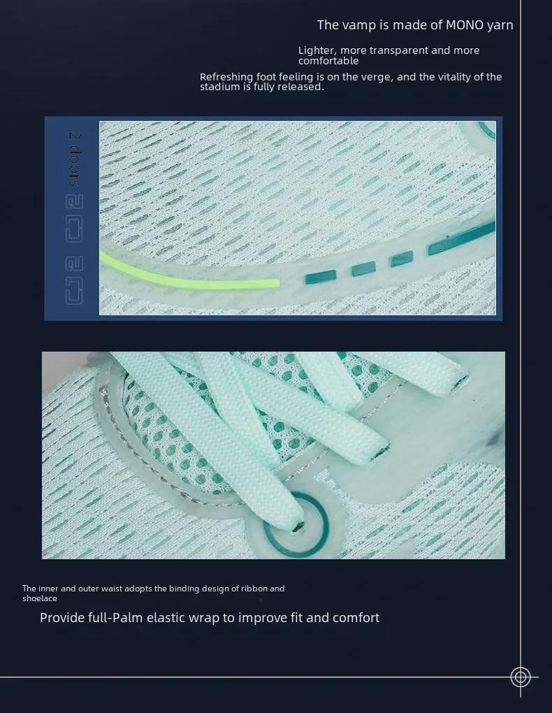 Men's Ultra-Light V2 Luminous High-Top Basketball Shoes for Summer