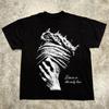Y2K Vintage Streetwear TShirt Harajuku High Street Letter Print Pro Choice Aesthetic Oversized Casual Short Sleeve