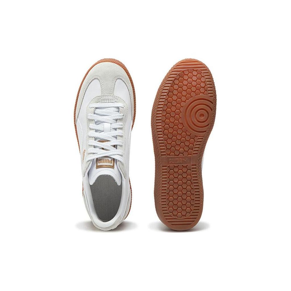 Puma Liga OG Protiskluzové Odolné Nízké Skate Boty Unisex Skate Boty Bílá Šedá 356999-27