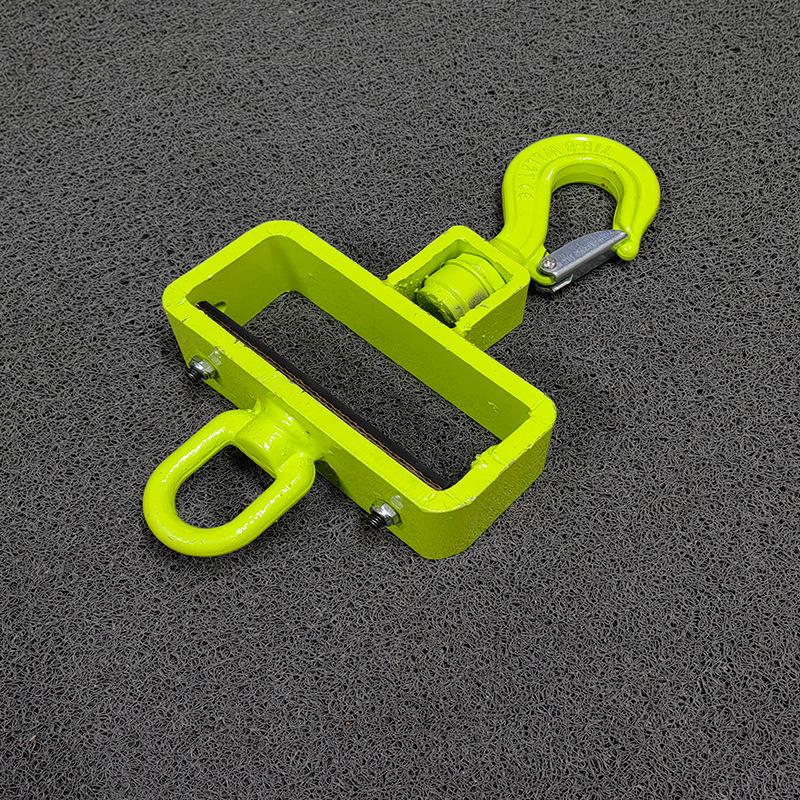 Forklift-Specific Anti-Slip Lifting Hook with Rotating Bearing Jib Attachment