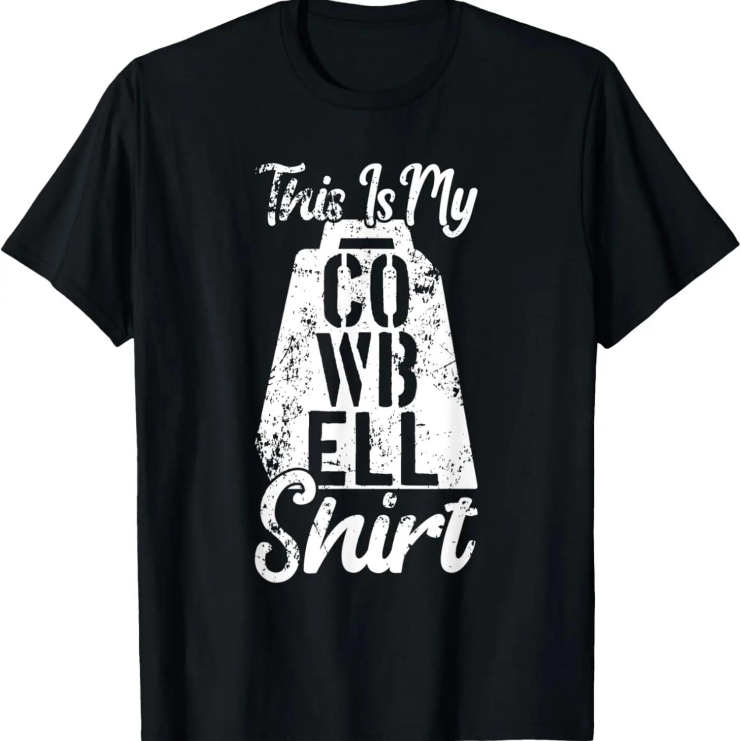 

Cow Bell More Cowbell Vintage Funny Drummer Cowbell Funny T-Shirt XXXXXL чорний