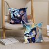 Y-Yelan Anime Game Pillow Gift Home Office Decoration Pillow Bedroom Sofa Car Cushion CoverPillow Case