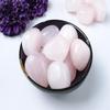 Rose Quartz Tumbled Stones Reiki Chakra Healing Decorative Pebbles, Vase Fillers Tumble Stone for Jewellery Gift Item 13 Pieces Set