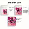 SheZow 2D Flat Pattern Flannel Blanket High quality All Seasons Warmth and Comfort Perfect for Christmas Gifts.