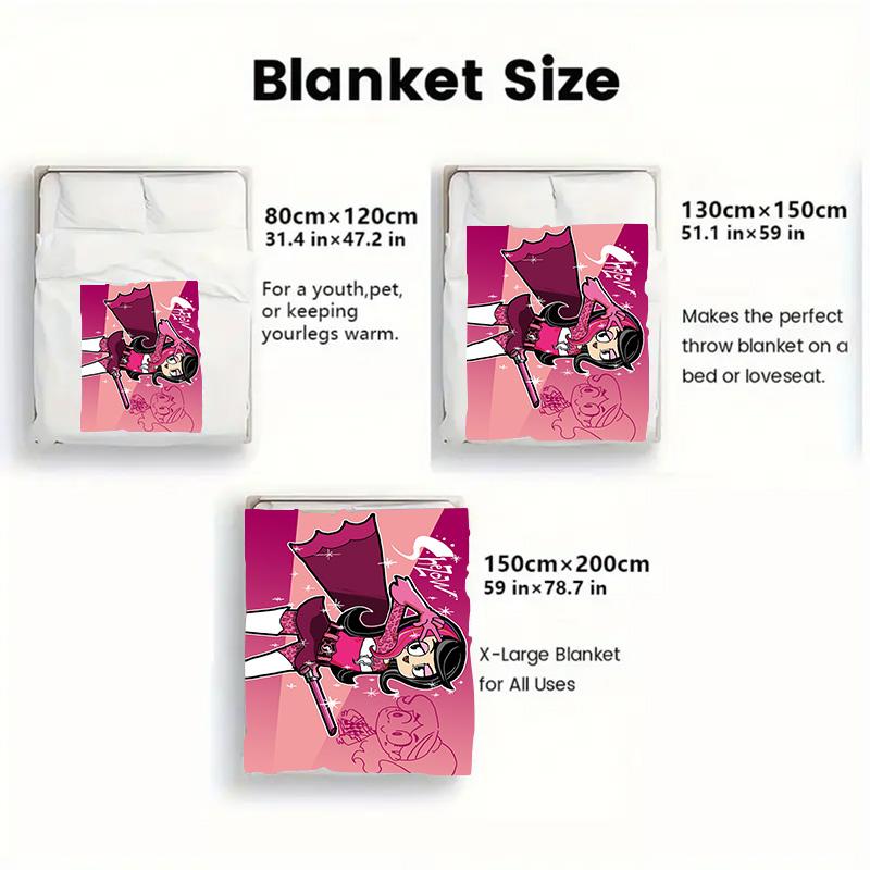 SheZow 2D Flat Pattern Flannel Blanket High quality All Seasons Warmth and Comfort Perfect for Christmas Gifts.