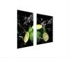 PIANO COTTURA IN VETRO PROTEZIONE 75x52 LIME