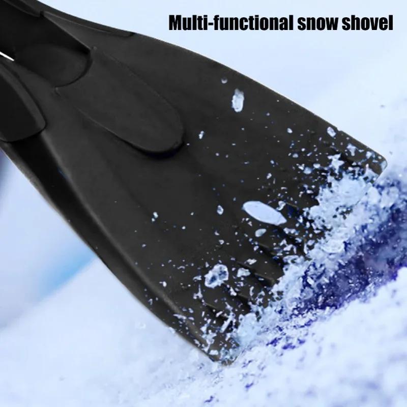 New Car Ice Scrapers Silicone Snow Shovel Soft Handle Ice Scraper Removal Winter Snow Cleaning Squeegee Tools Auto Accessories