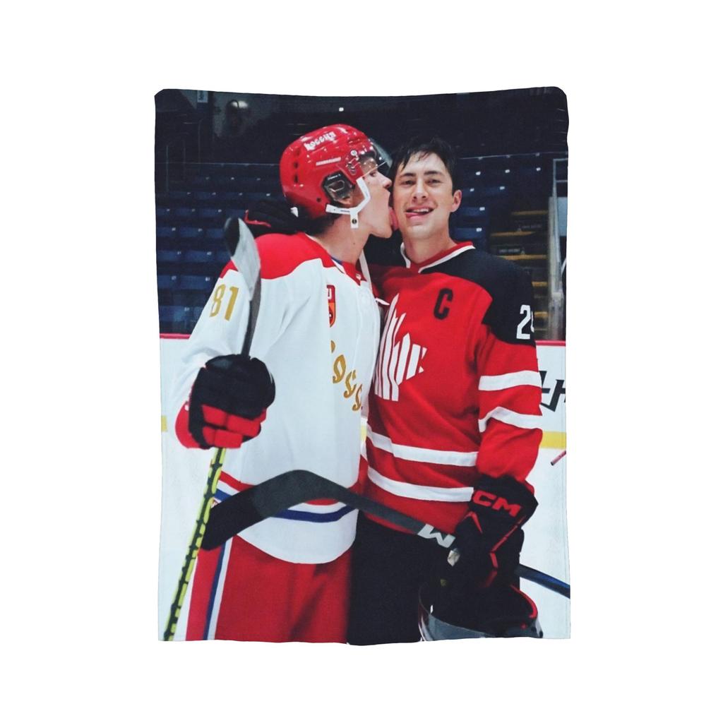 Heated Rivalry Blanket Hollanov 81 24 Flannel Novelty Warm Throw Blanket for Home Winter,
