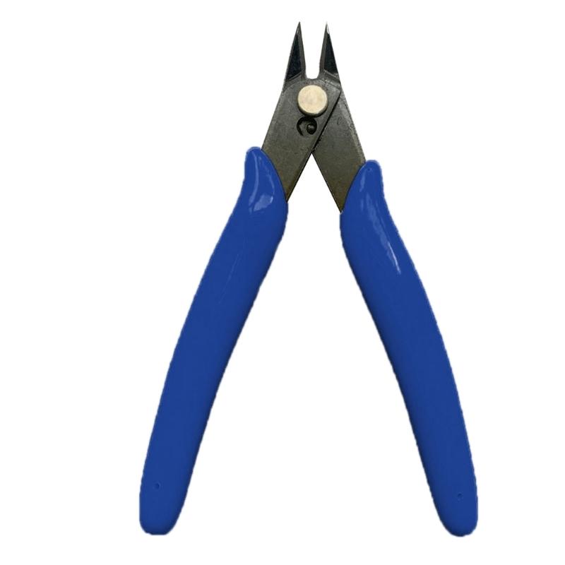 

Mini Angled Wire Cutter Electronics Wire Cutter Cable Tie Cutter Iron Material Great for PCB Crafts and Jewelry Making темно-синий