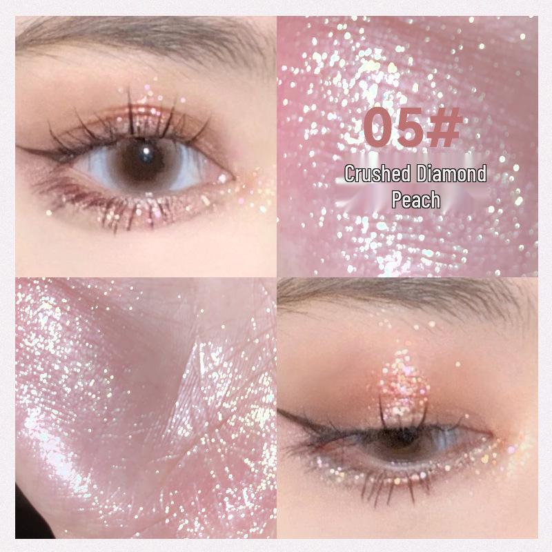 NOVO6076 Iridescent Eyeshadow Stick: Quick, Easy One-Swipe Makeup for Students & Parties. Ideal for Busy or Lazy Days. Super Hot & On-Trend!