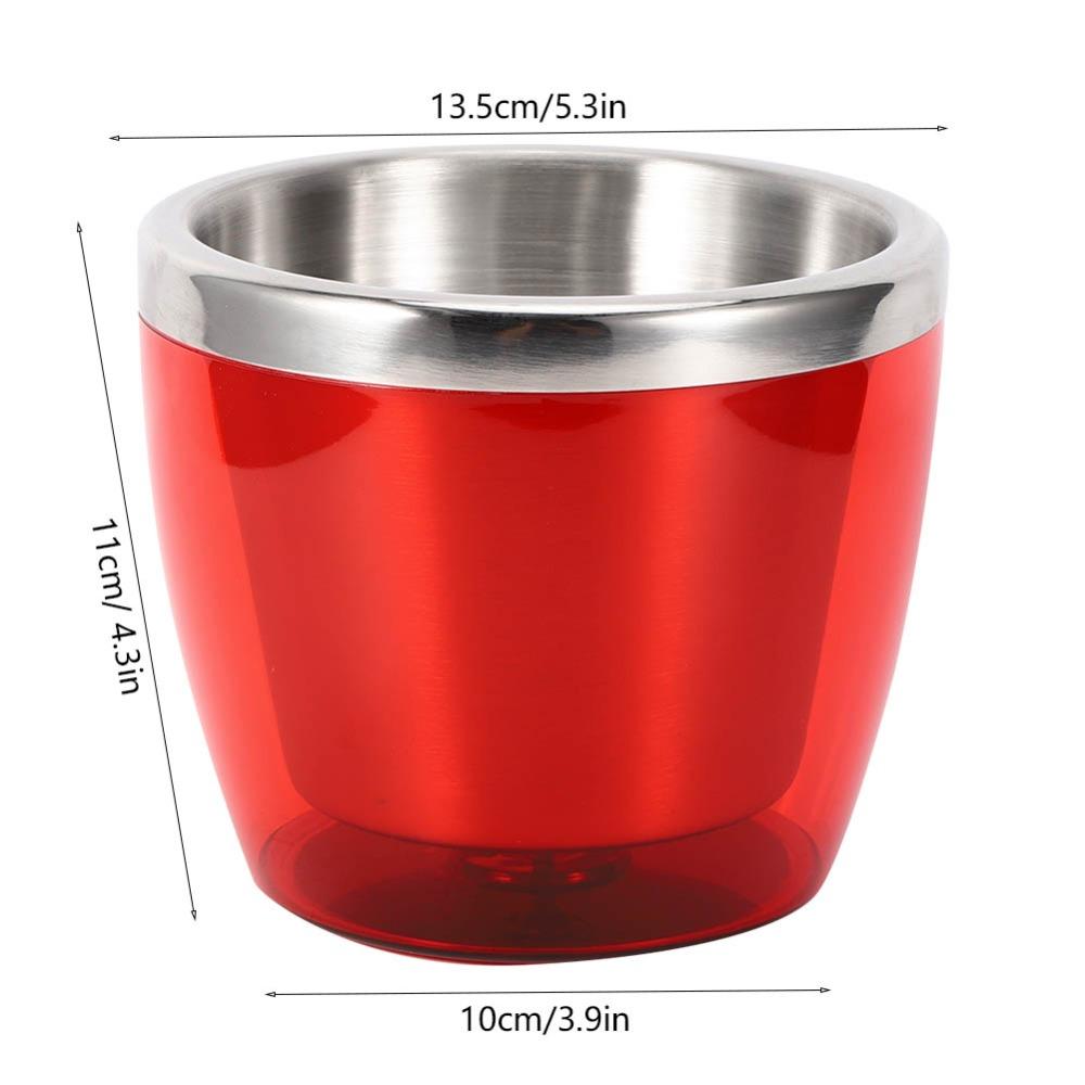 Mini Mini Secchiello per Vino Acciaio Inossidabile Doppio Strato Isolato Casa