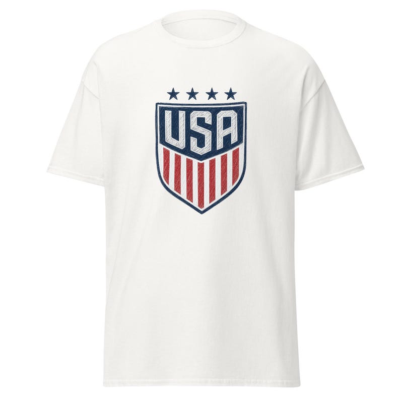 USA Soccer Crest T-Shirt -World Cup 2026 Fan Apparel XL