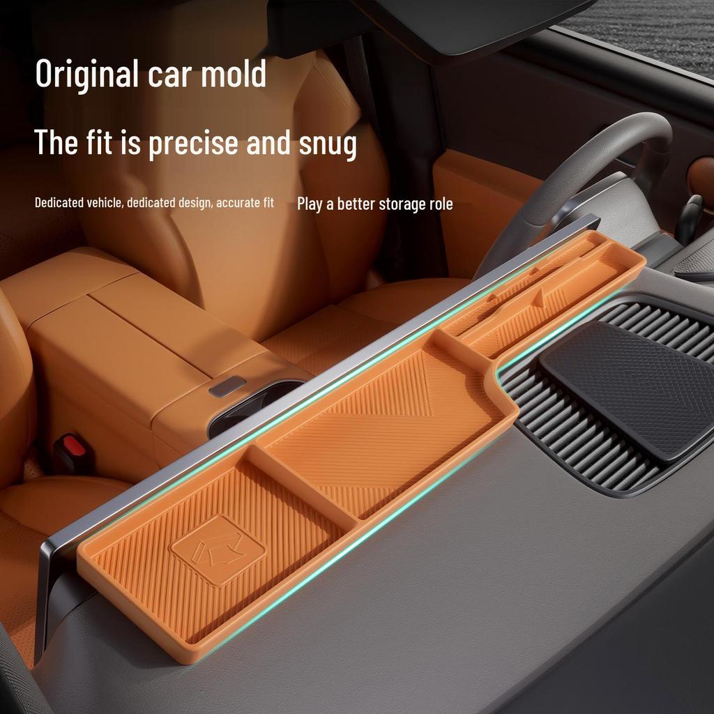 Silicone Rear Screen Storage Box for Ideal i6/i8 - Multifunctional Organizer and Interior Accessory