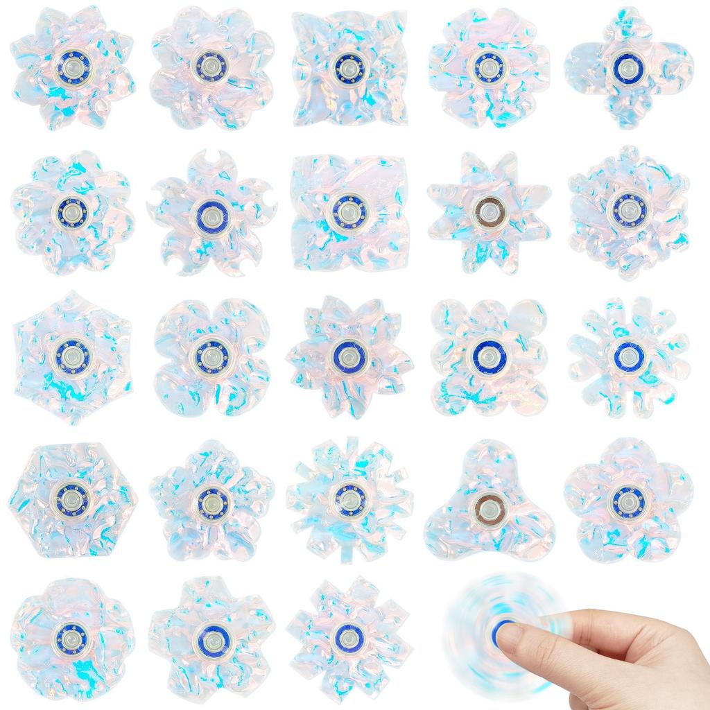 Acrylic Transparent Animal Spinning Fidget Spinner Cute Cartoon Design for Kids Adults Stress Relief Desk Toy Gift
