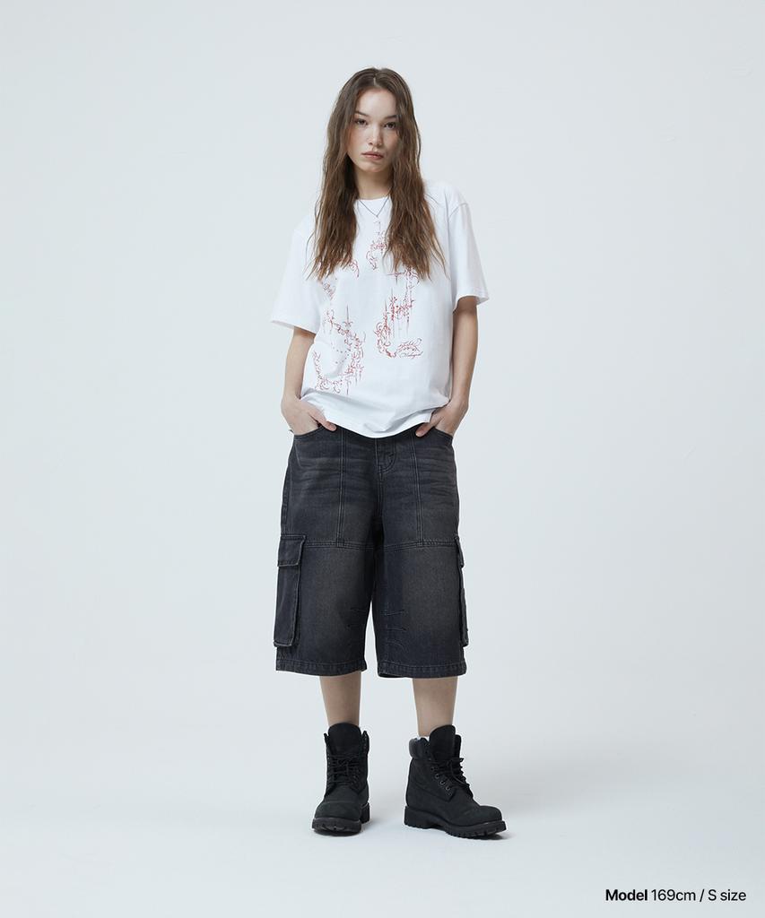 MAHAGRID Heart Tattoo Tee White(Mg2Gmmt512A)