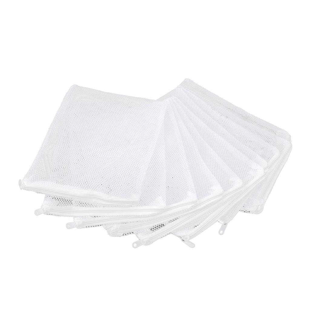 10PCS Aquarium Filter Bags Large Mesh Nylon Filter Bags with Zipper for Activated Carbon Ceramic