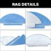 Mop Pad Cloth Wipes Cleaning Tool Suitable For Tikom L9000o Sweeping Part Accessories Rag Mop Robot Vacuum Cleaner 10pcs