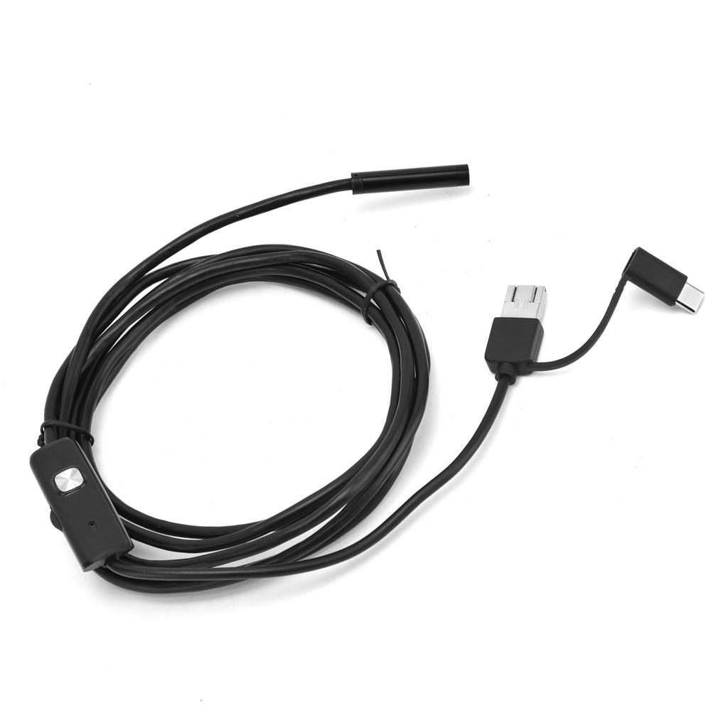 6LED Inspection Camera 8mm HighDefinition Stepless Dimming USB Powered Phone Pipeline Endoscope Camera