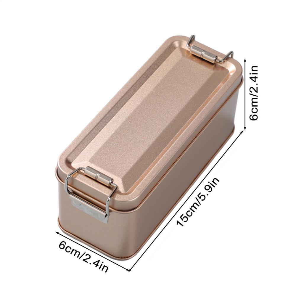 Tinplate Storage Case Candy Tinplate Box Storage Dustproof Empty Metal Tins Box with Lid for Cookie Coffee Tea Chocolate Candy