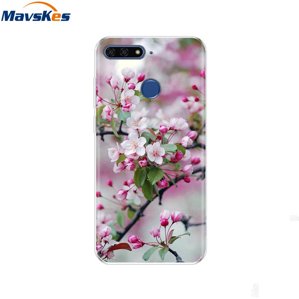 Case For Huawei Honor 7C Case On Huawei Honor7C 5.7 inch Soft Silicone Phone Cover For Huawei Honor 7C Aum-L41 TPU Cases Coque