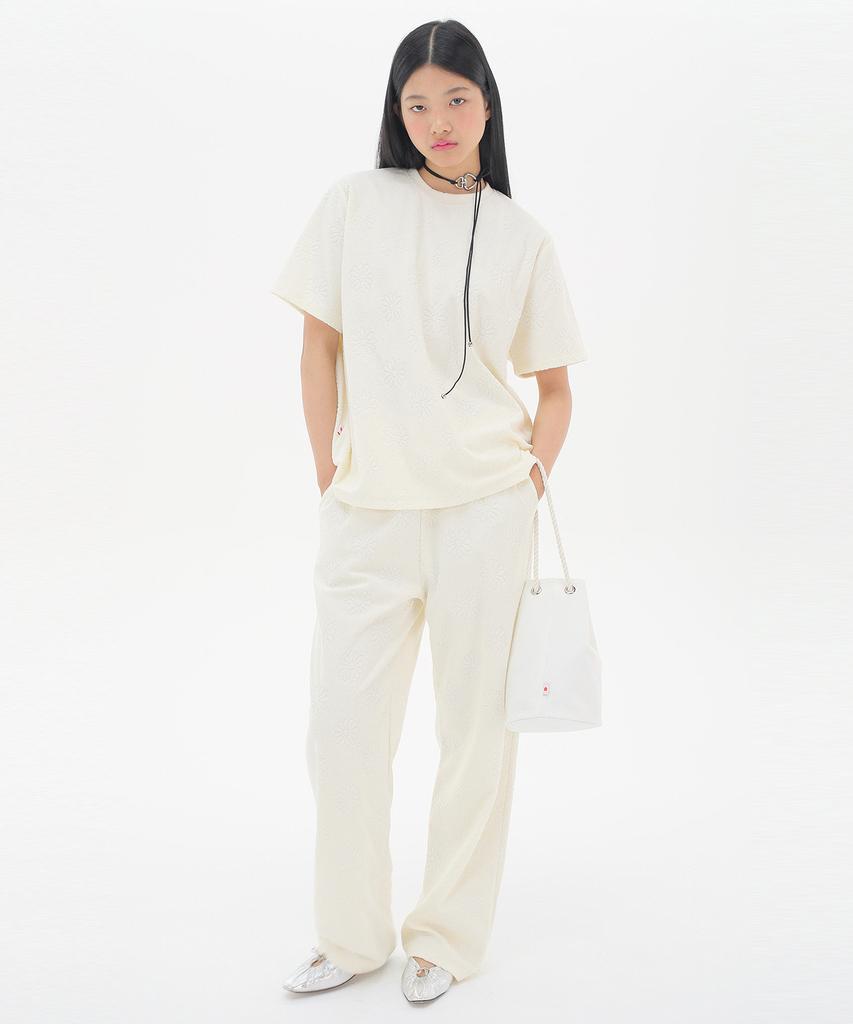 Junejune Space String Bucket Bag_Ivory