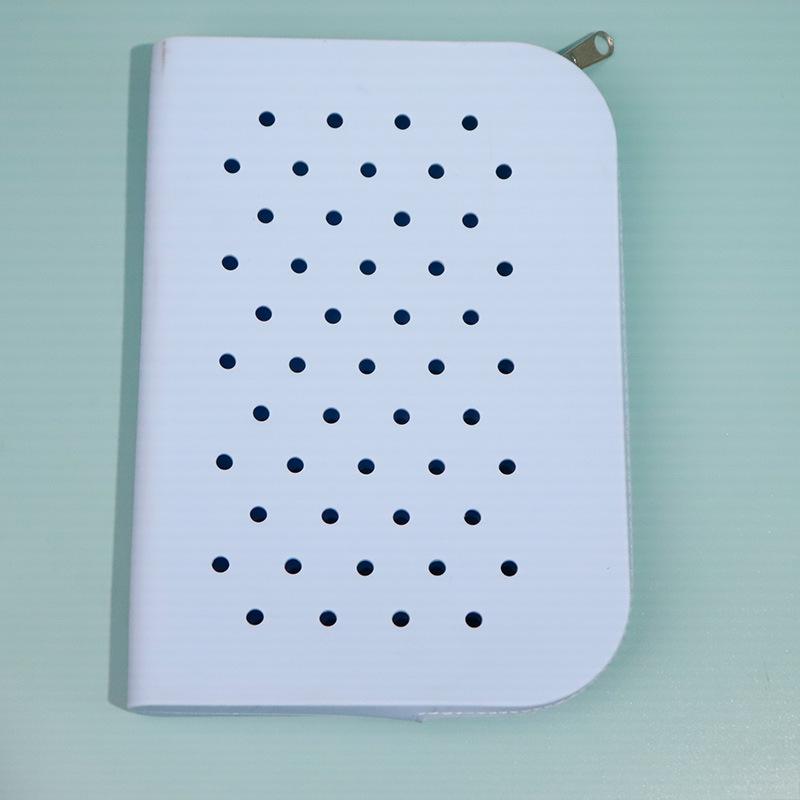 DIY silicone hole pencil bag, student creative cute pencil bag learning stationery storage bag stationery box