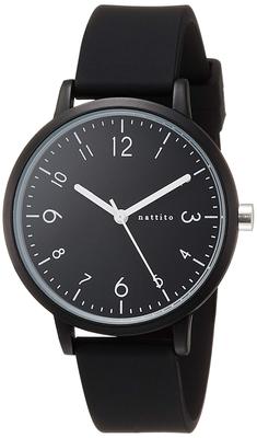Watch Analog Soder Large Silicone Belt Black [Fieldwork] YM007-5 Women's