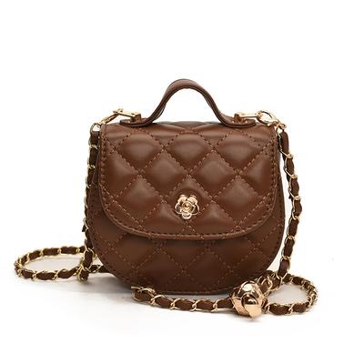 Nuova borsa da donna, mini borsa a rombi di nicchia.
