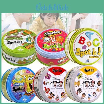 Family Fun Card Game Colorful Dobble Cards Party Game For Kids Adults