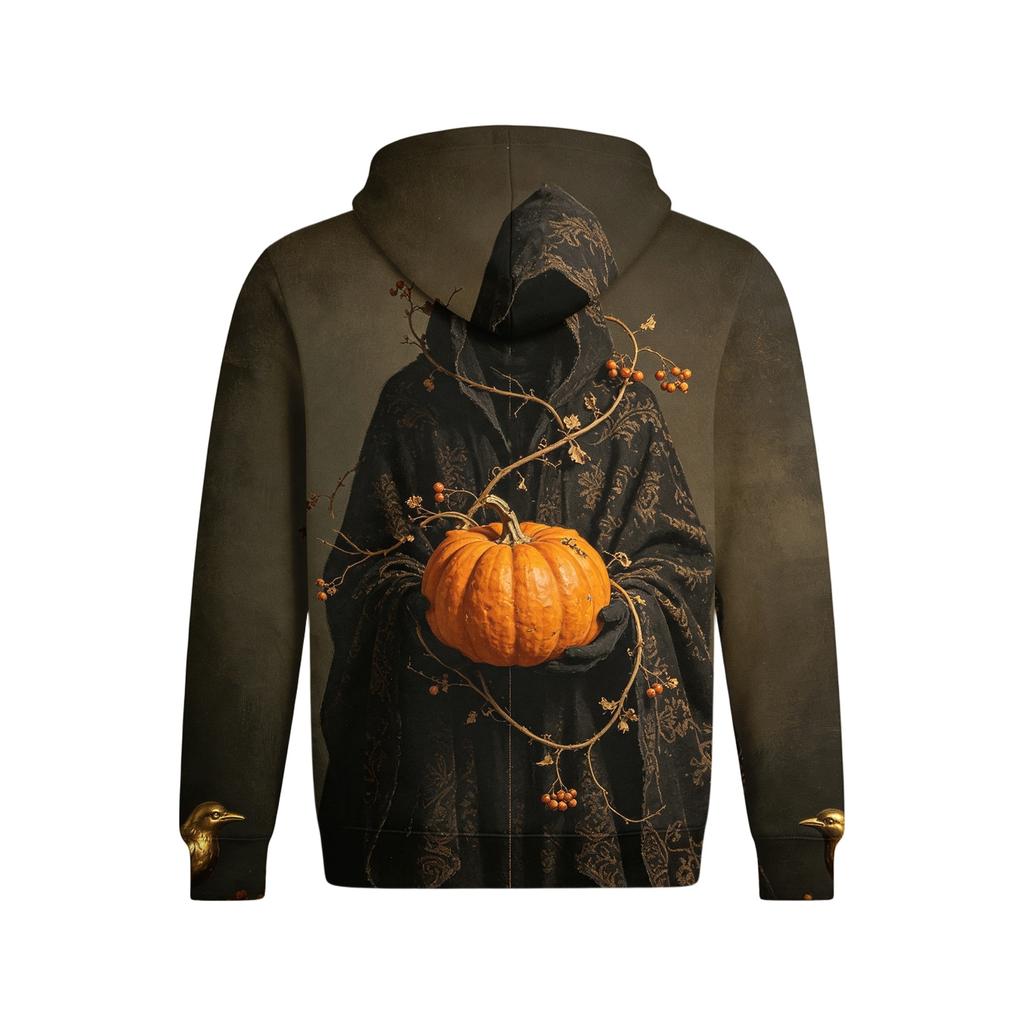 Men's Halloween Print Pullover Hoodie Long Sleeve Sweatshirt