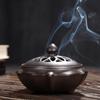 Small Antique Ceramic Incense Burner for Indoor Aromatherapy and Tea Ceremony
