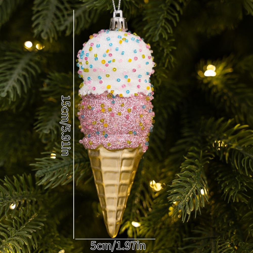 Shiny Metallic Christmas Hanging Decor Holiday Tree Decorations  Home Holiday Decor