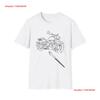 Softstyle T Shirt Motorcycle Print Crew Clothes Biker Top MotoGirlGear Vintage Washed Homme Designer Clothes Casual Versatile