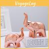 Elegant Ceramic Elephant Figurine As A Decorative Accent For Home And Office Spaces