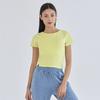 Oz Is Ozti4027 Back Keyhole Short Sleeve Camisole - Lime