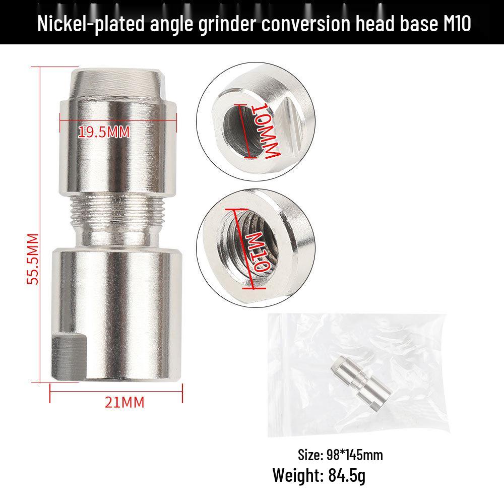 Multifunctional Angle To Straight Grinder Adapter Head