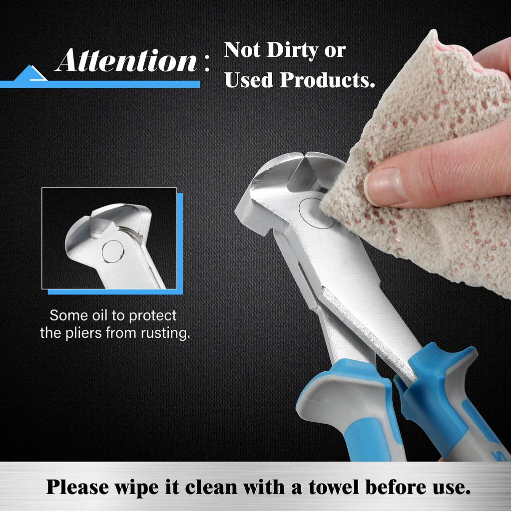 SPEEDWOX End Bite Cutting End Bite End Total Length Cutting For For Home For Rust Pulling Out Protruding Objects Nippers, Nippers, Nippers, Cutting,