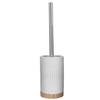 KADAX Toilet WC Brush For Toilet Round With Container Standing Modern