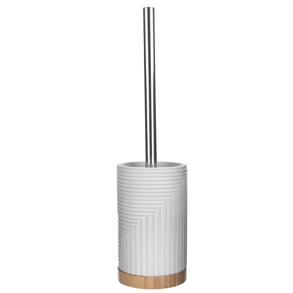 KADAX Toilet WC Brush For Toilet Round With Container Standing Modern