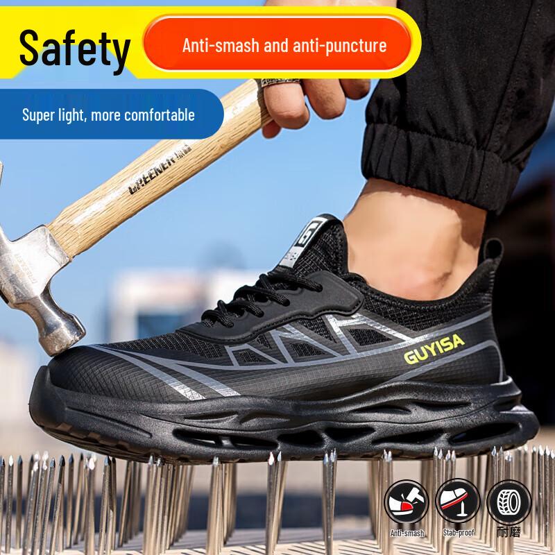 Weierdun 3036 Men s Steel Toe Safety Work Shoes 43