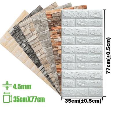 Autocolant 3d din spumă Panouri Caramida Impermeabil Tapet Adeziv Sufragerie Dormitor Casa Casa Decor Baie