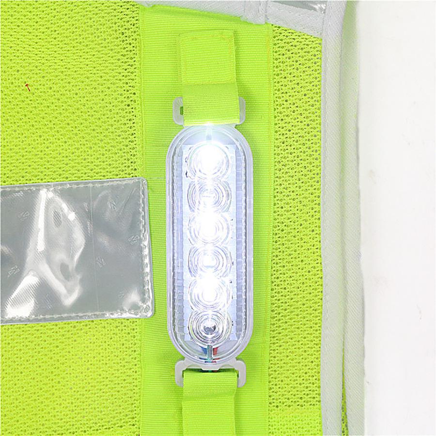 Rechargeable LED Reflective Safety Vest with Lights