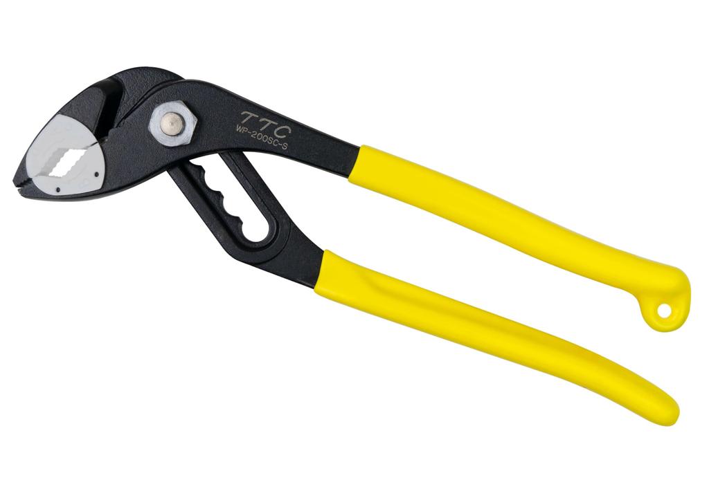 TSUNODA TTC Water Pump Pliers with Resin, Non-Scratch, and Spring, 200mm, WP-200SC-S