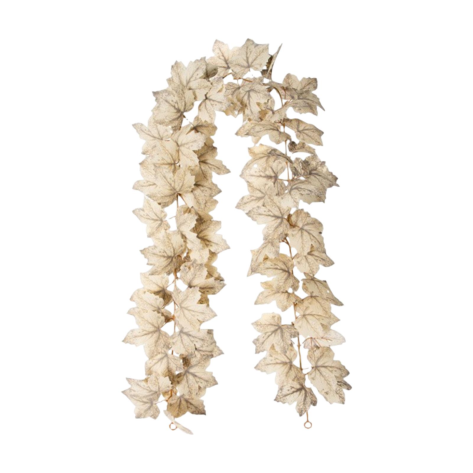 

Подвесные украшения 5,75 фута, Искусственные кленовые листья и лозы, Искусственные зеленые растения на Хэллоуин, Праздничные украшения, Искусственные кленовые листья. One Size белый