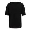 Herren einfarbiges V-Ausschnitt Strick-T-Shirt mit mittlerem Ärmel
