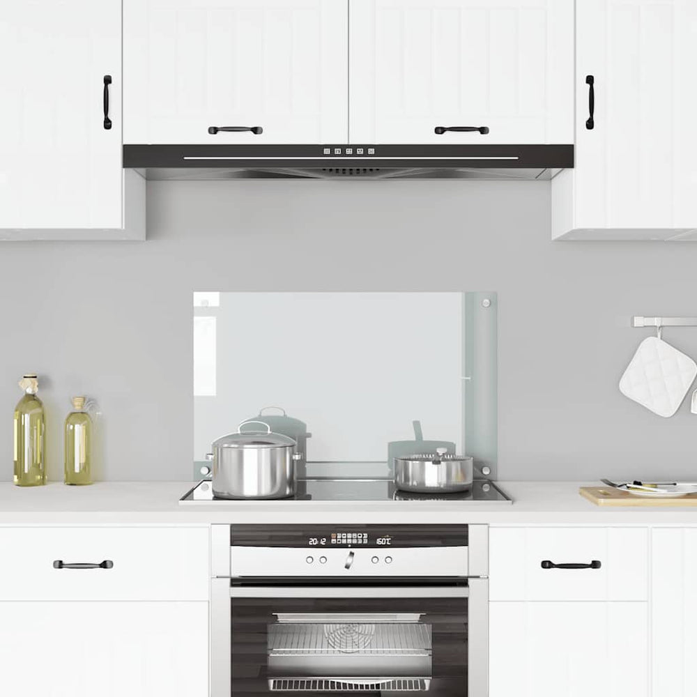Kitchen Backsplash 80x50 Cm Tempered Glass