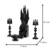 Saruman Throne Scene Creative Assembly Model High Brick Parts MOC Building Blocks Toy