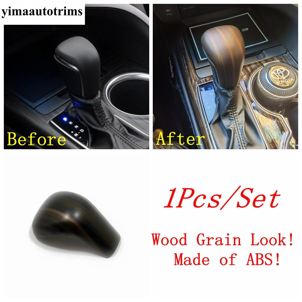 

Накладки на стойку А / Рулевое колесо / Набалдашник рычага переключения передач / Боковой воздуховод кондиционера с отделкой под дерево Аксессуары для Toyota Camry 2018 - Gear Shift Head