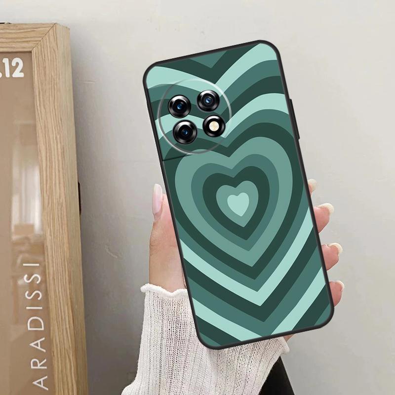 Colorful Heart Circle Love Case For OnePlus Nord CE 5 3 4 Lite N20 N30 OnePlus 13T 10T 8T 11 12 13 15 R 9 10 Pro Cover