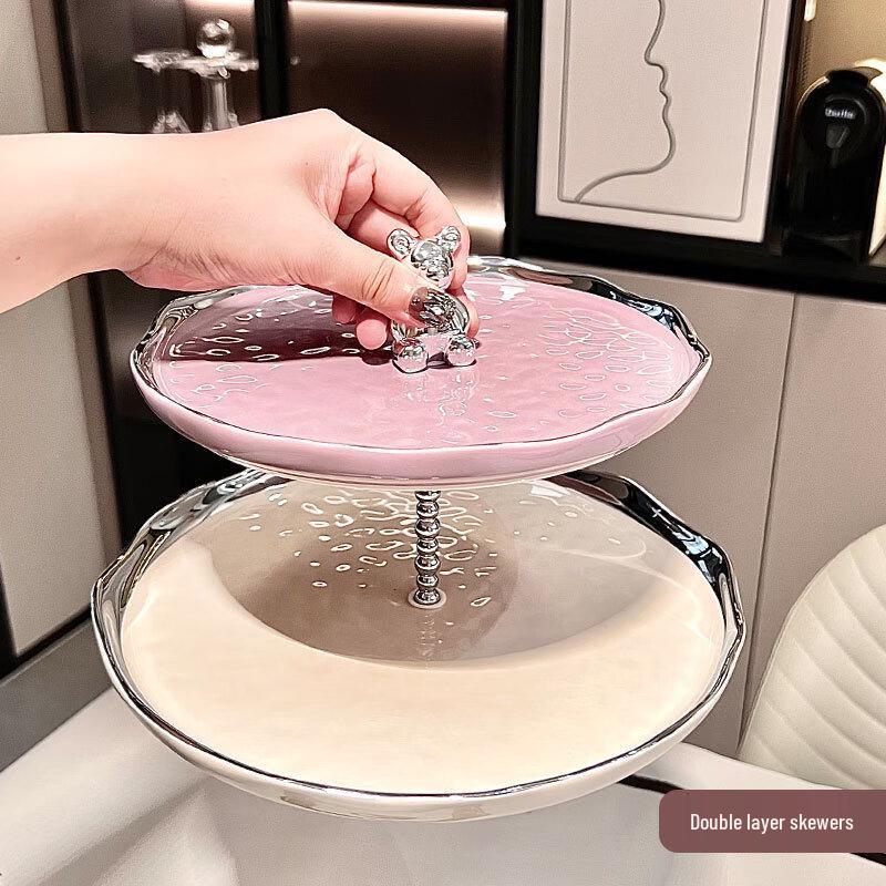 Керамическая многоярусная подставка для тортов Qianxing